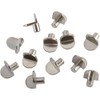 YFFSFDC Shelf Dowel Inserts Shelf Support Pins Metal Household Hardware