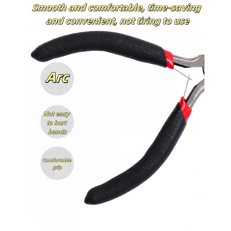 luvilly1 Pcs Durable Jewelry Pliers, End Cutting Pliers Nail Puller