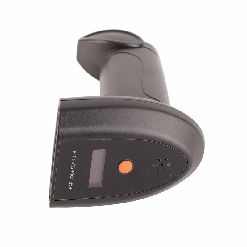 Wireless Barcode Scanner 2.4GHz OLED Display Voice Prompt 20000 Data