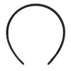 Zac's Alter Ego 1 Inch Black Polka Dot Aliceband/Hairband/Headband -