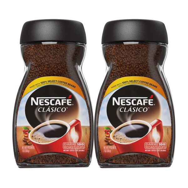 Nescafe dark roast original Instant Coffee,7 Ounce (Pack of 2)