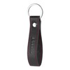 TORRO High Quality Leather Brushed Metal Split Ring Key Ring