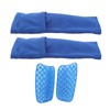 1 Pair Youth Soccer Shin Guard Sleeves Ultralight Breathable Soccer