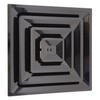 HaVACo 2'x2' Lay-In 3 Cone Supply with 12" Pre-Molded Boot,