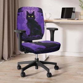 YUVAMAGIMO - Funda para silla de oficina de Halloween, elástica, extraíble y lavable, para silla de computadora y asiento de sofá, fácil de instalar, giratoria para oficina o hogar
