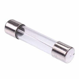 500mA Time Lag 6.3 x 32mm Glass Fuse 250V Slow Blow Electronic Components Hobby DIY (Pack of 10)