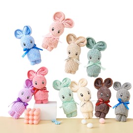 Golspia Petite Gift Hand Towel Handkerchief Set Gift Favor Greetings Individually Wrapped 10 Pcs