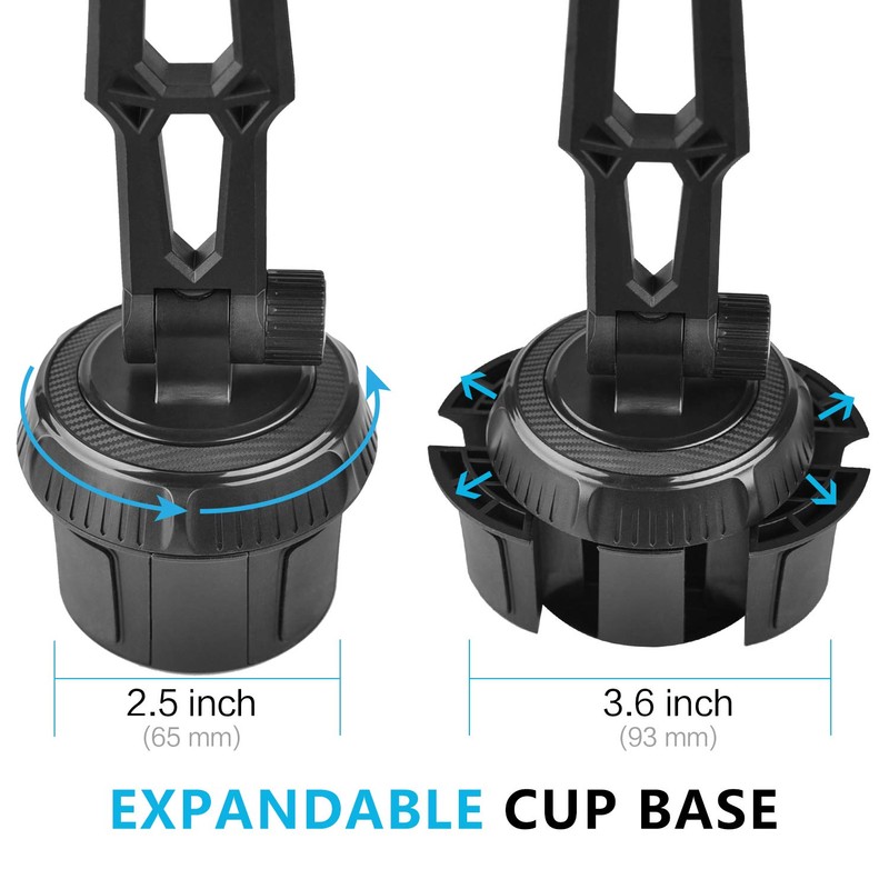 GPS Car Mount Cup Holder with Adjustable Arm for Garmin