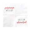 20 Napkins 'Lass es dir schmecken!' 33 x 33 cm