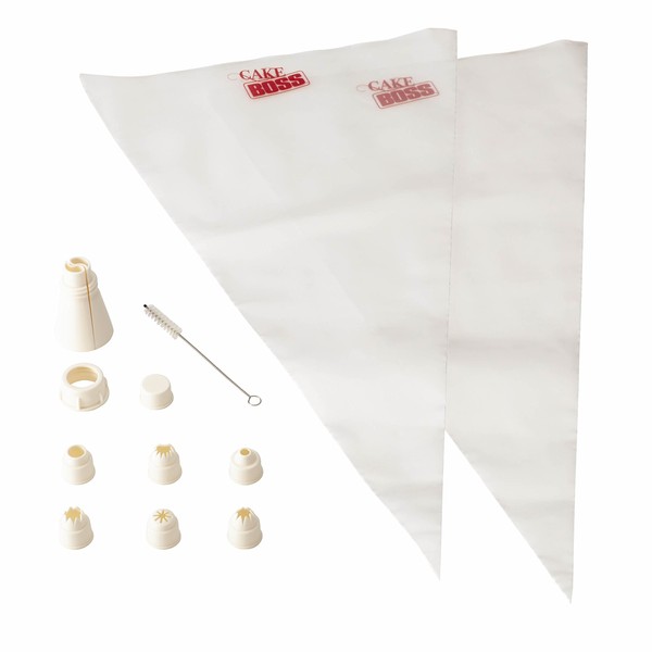 Cake Boss Decorating Tools 18 Piece Piping, Icing Bag, Assorted