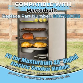 MOOTVGOO 1200 Watts Smoker Heating Element Kit Replacement for Masterbuilt 40" Digital Electric Smokers, Replace 9907090039