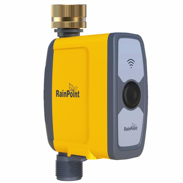 RAINPOINT RAINPOINT WiFi Water Timer - TTV103WRF Brass Inlet Sprinkler,
