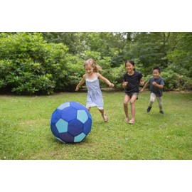 BS Toys Palla gigante Giochi - Palla gigante per tutti - Lanciare, dare un calcio o rotolare per un gioco attivo in famiglia, gioco di palline per bambini - Multicolor