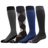 4 pares para hombre, Dr. Motion Athletic - Calcetines altos
