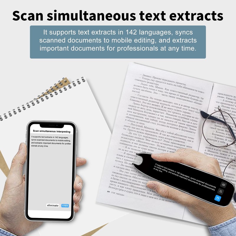 Translation Pen, 142 Language Translation Devices Translator Pen, Text Extract