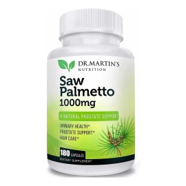 Saw Palmetto 1000mg (180 Cpsulas) Salud De Prstata Sabor Sin Sabor                                                                                    