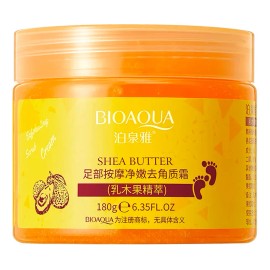 Crema Exfoliante Pies Bioaqua 180g Hidratante Removedora Callos Células Muertas Suavizante Extractos Naturales