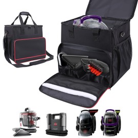 Storage Bag Compatible with Bissell Carpet Cleaner Machine 2458/3624/3682/Hoover Carpet Cleaner FH14050, Carrying Case for Bissell Upholstery Cleaner Portable Steam Cleaner Storage Bag, Case Only