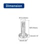 sourcing map #10-5/8" Self Drilling Screws, 120pcs 410 Stainless Steel