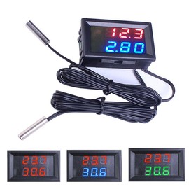 3Pack W1209 DC 12V Digital Thermostat Temperature Controller Sensor -50~110°C