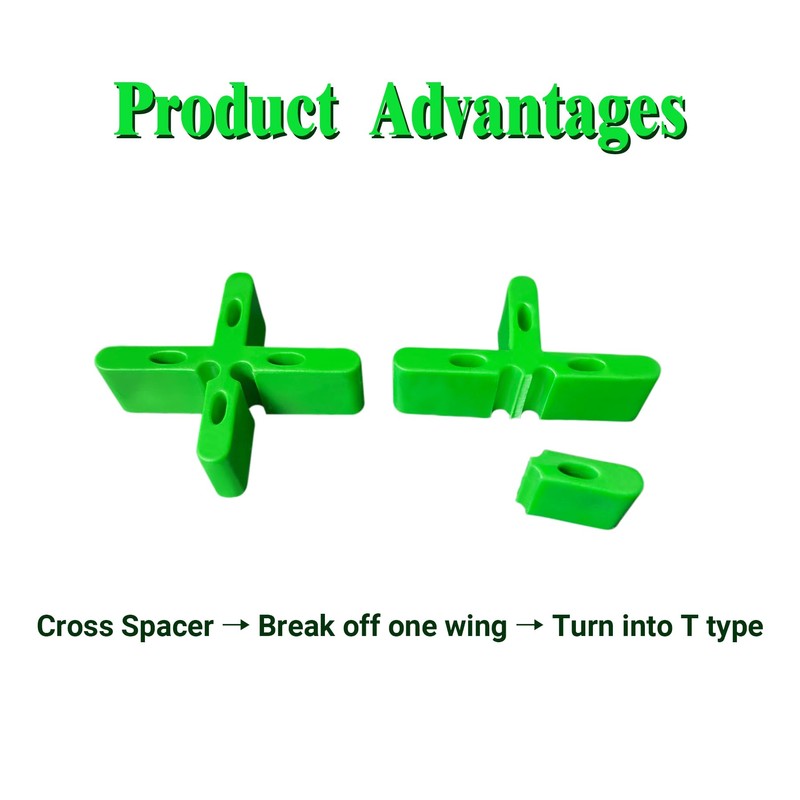 Professional Tall Paving Spacer Green 15mm Height 6mm Width Gap