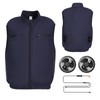 Harsever, Air Conditioned Clothes, Sleeveless, Fan Jacket, Work Clothes with