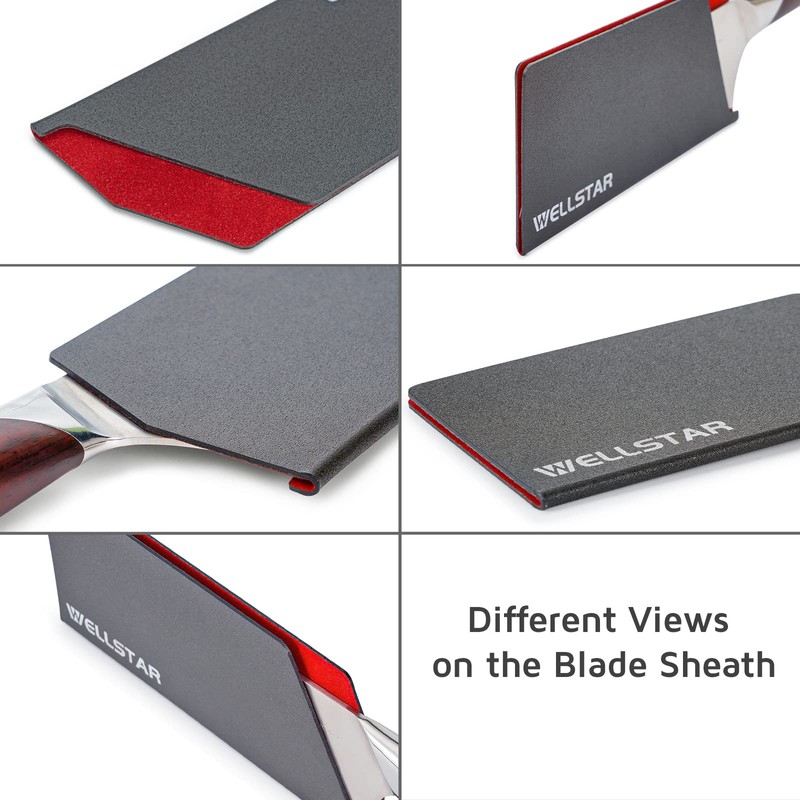 WELLSTAR Big Knife Edge Guard, Wide Meat Cleaver Knife’s Blade