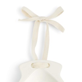 DEMDACO Bless This Baby Girl Glossy White 5 x 4 Ceramic Stoneware Baptism Bowl