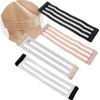 4 Piezas Extensores de Brasier Strapless Sostén Extensor con 3