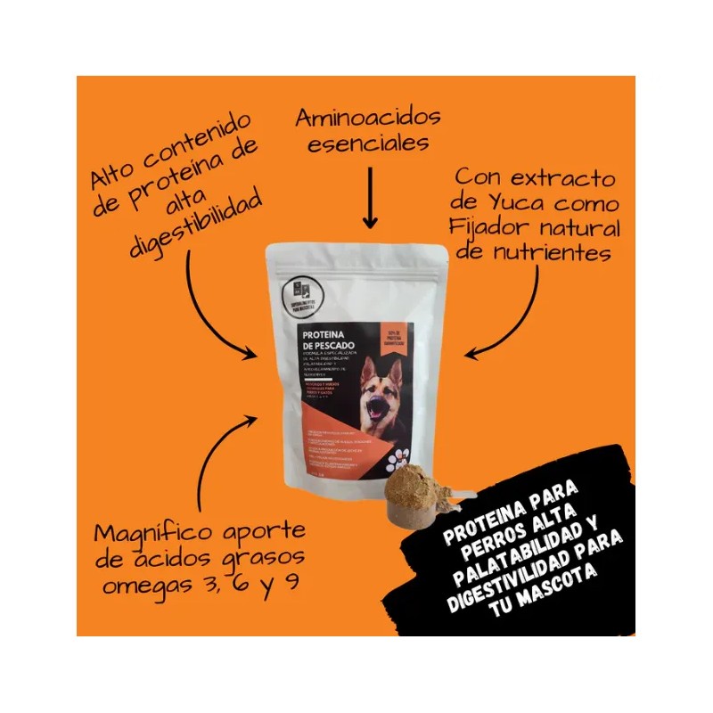 Proteina Para Perros Alta Palatabilidad/digestivilidad 500g