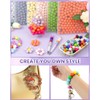FIVEIZERO 150pcs Silicone Beads 15mm for Keychain Making, Bulk for