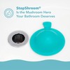 StopShroom STBLU232 Universal Stopper Plug Cover for Bathtub, Bathroom and