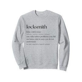 Funny Locksmith Noun Key Cutter Sweatshirt