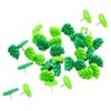 30 Piezas Chinchetas Decorativas Forma de Verde Resina y Multifuncionales