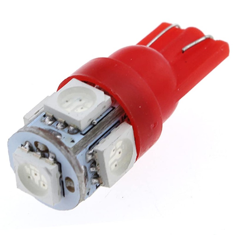 GLOFE 3Pcs Red Interior Map Dome Light LED Bulbs Compatible