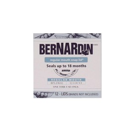 Bernardin Mason Jar Lids - Standard - Silver