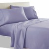 Royal Hotel Bedding Solid Periwinkle Top-Split-Calking: Adjustable California King Bed