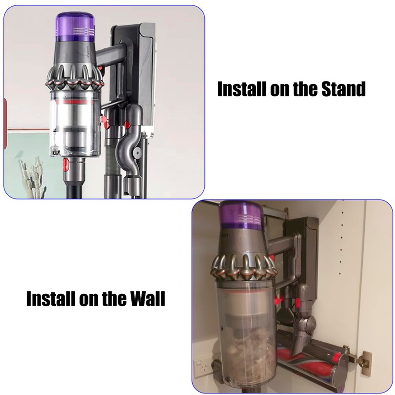 Italdos, Charging Bracket Wall Mount ABS Plastic Compatible for Dyson