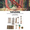 10pcs Hamster Chew Toys Set Natural Safe Teeth Grinding Exercise
