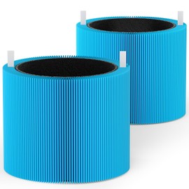 2 Pack Blue Pure Mini Max AllergenBlock Filter Compatible with Blue Pure Mini Max Air Puri-fier, Activated Carbon Filter