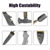 Damascus Steel Billet Patterned Steel Cutter Embryo Forging Materials Quenched