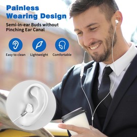 USB C Headphones with Microphone Volume Control