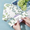 PH PandaHall 90pcs Watercolor Leaves Soap Wrappers, 9 Styles Plant