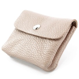 modamoda de P09 Italian Leather Women's Purse, Small, Pink beige