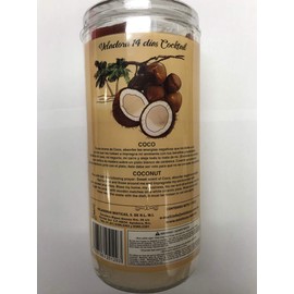 Coconut 14 Day Prepared Scented Candle in Glass (Coco)