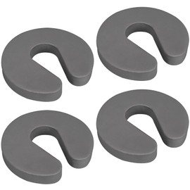 4 Pcs Door Finger Guards, Safety Protective Door Stopper, Foam Child Safety Door Stopper (Grey)