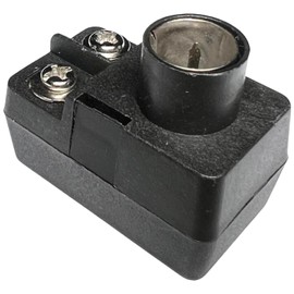 CESS F-Type Balun 300-75 ohm TV Connector Antenna Matching Transformer - F 300/75 ohm Plug (2 Pack)