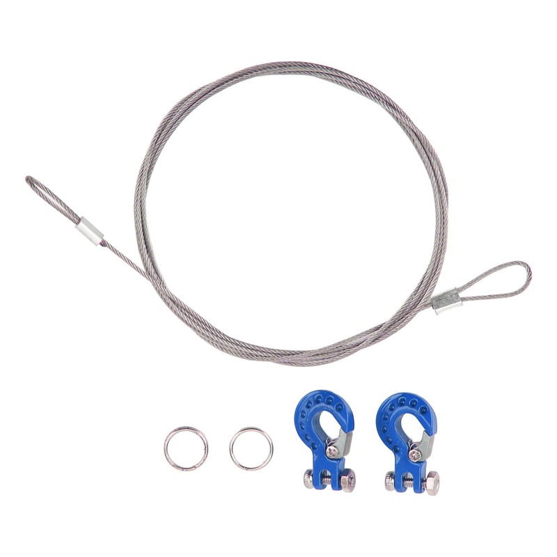 2Pcs RC Trailer Hook Aluminum Alloy Sturdy RC Climbing Car