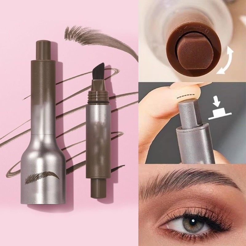 mashaop Spinleaf Eyebrow Pen, Browfection Angled Brush and Dip, Browfection