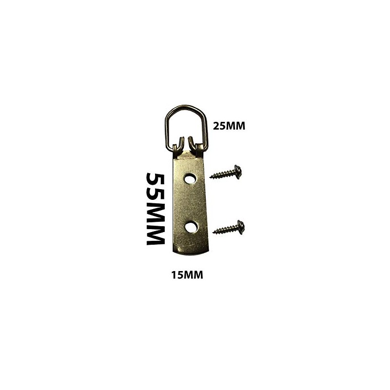 40KG Set of 4 Heavy Duty 2 Hole Strap Hangers